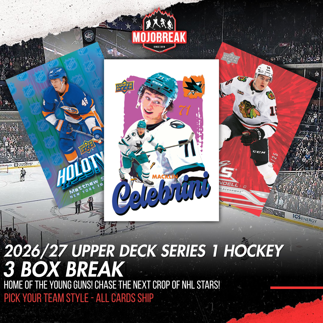 2026/27 Upper Deck Series 1 Hockey Hobby 3 Box Pick Your Team #2