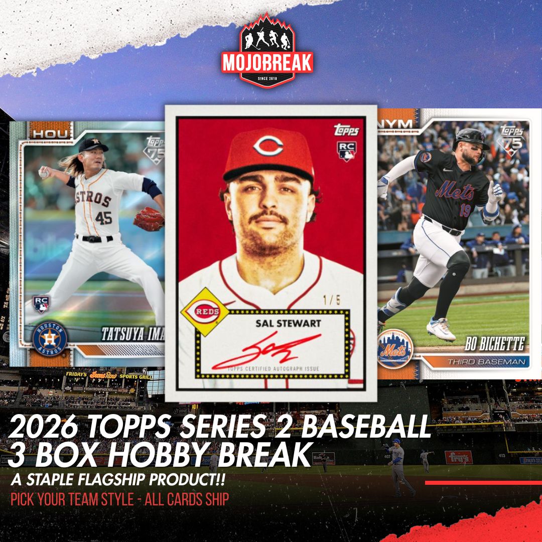 2026 Topps Series 2 Baseball Hobby 3 Box Pick Your Team #2