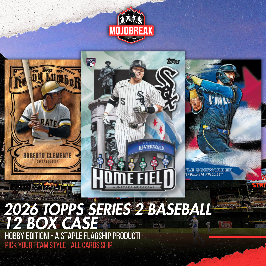 2026 Topps Series 2 Baseball Hobby 12 Box Case Pick Your Team #1
