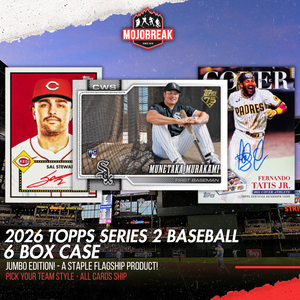 2026 Topps Series 2 Baseball Jumbo 6 Box Case Pick Your Team #1