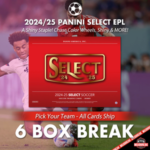2024/25 Panini Select Premier League Soccer Hobby 6 Box Pick Your Team #7