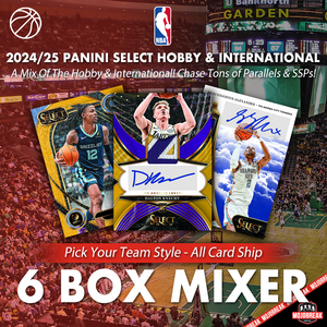 2024/25 Panini Select NBA Hobby & International 6 Mixer Box Pick Your Team #1