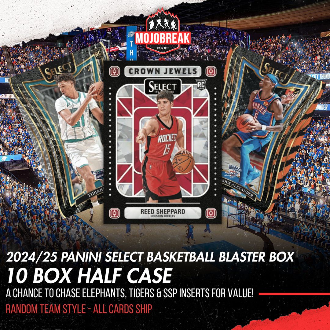 2024/25 Panini Select Basketball Blaster 10 Box Half Case Random Team #1