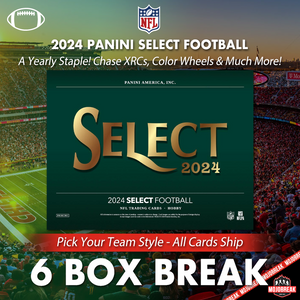 2024 Panini Select NFL Hobby 6 Box Pick Your Team #10