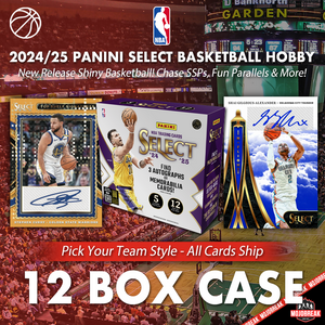 2024/25 Panini Select Basketball Hobby 12 Box Case Pick Your Team #1