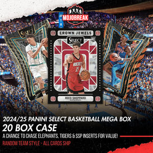 2024/25 Panini Select Basketball Mega 20 Box Case Random Team #3