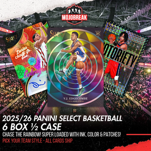 2025/26 Panini Select Basketball Hobby 6 Box Half Case Pick Your Team #1