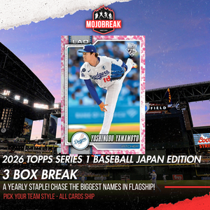 2026 Topps Series 1 Baseball Japan Edition 3 Box Pick Your Team # 1
