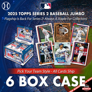 2025 Topps Series 2 Baseball Jumbo 6 Box Case Pick Your Team #1
