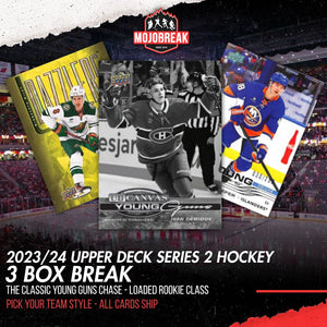 2025/26 Upper Deck Series 2 Hockey 3 Box Pick Your Team #2