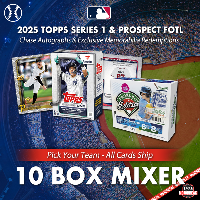 2024-25 Topps Series 1 & Panini Prospect Edition FOTL 10 Box Mixer PYT #1