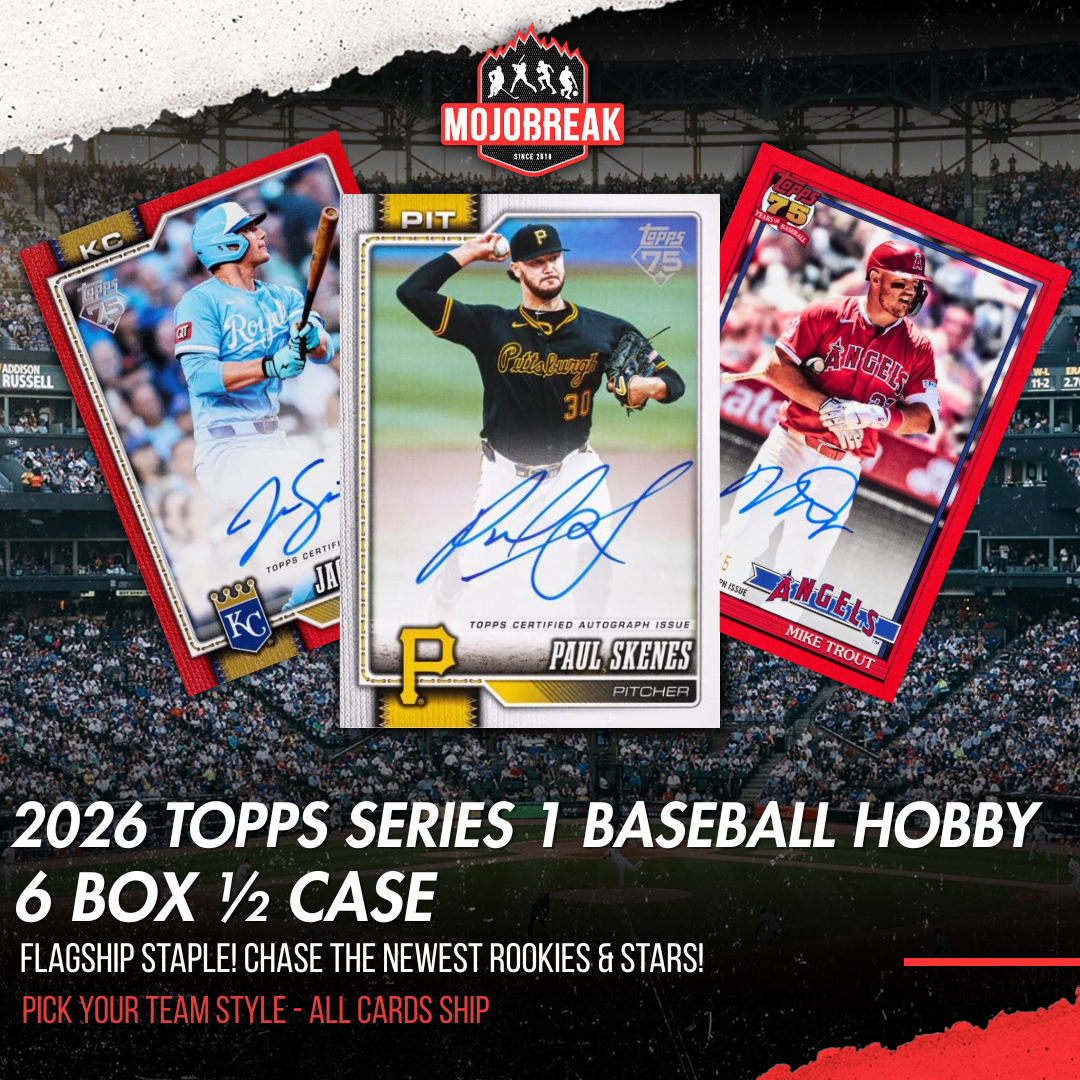 2026 Topps Series 1 Baseball Hobby 6 Box Half Case Pick Your Team #15