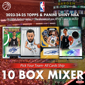 2023-24-25 Topps & Panini Shiny 10 Box Mixer Pick Your Team #1