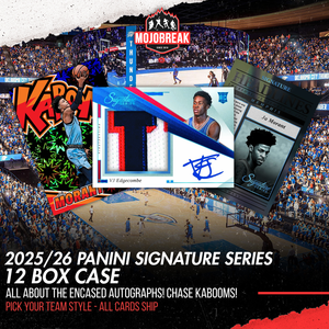 2025/26 Panini Signature Series Basketball 12 Box Case Pick Your Team #1