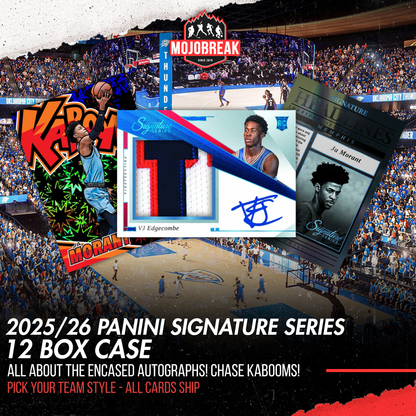 2025/26 Panini Signature Series Basketball 12 Box Case Pick Your Team #1