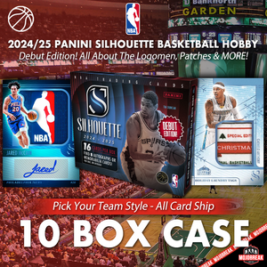 2024/25 Panini Silhouette Basketball Hobby 10 Box Case Pick Your Team #1