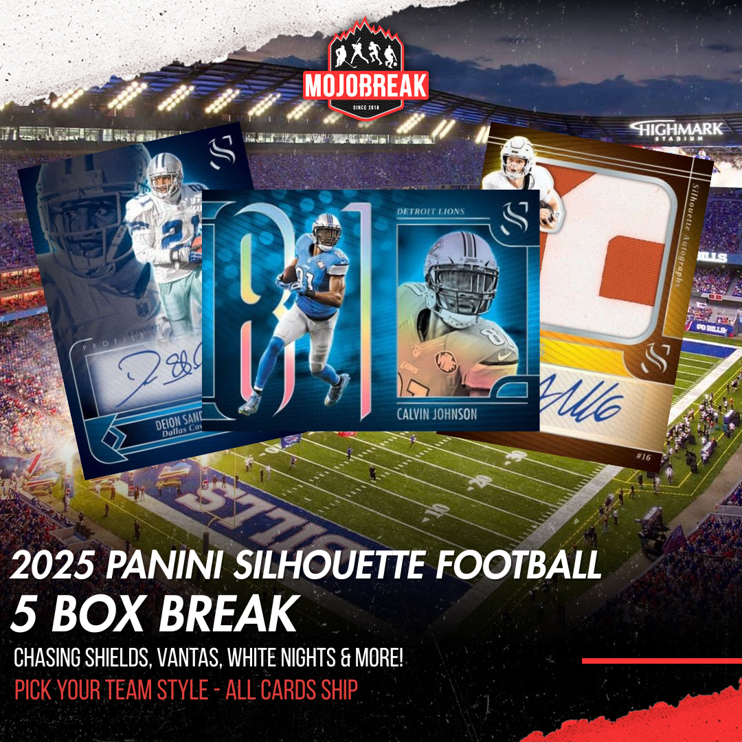 2025 Panini Silhouette Football Hobby 5 Box Half Case Pick Your Team #5
