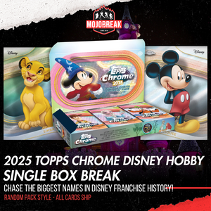 2025 Topps Chrome Disney Hobby Single Box Random Pack #2