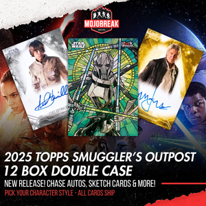 2025 Topps Star Wars Smugglers Outpost Hobby 12 Box Double Case Pick Your Character #1
