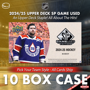 2024/25 Upper Deck SP Game Used Hockey Hobby 10 Box Case Pick Your Team #24