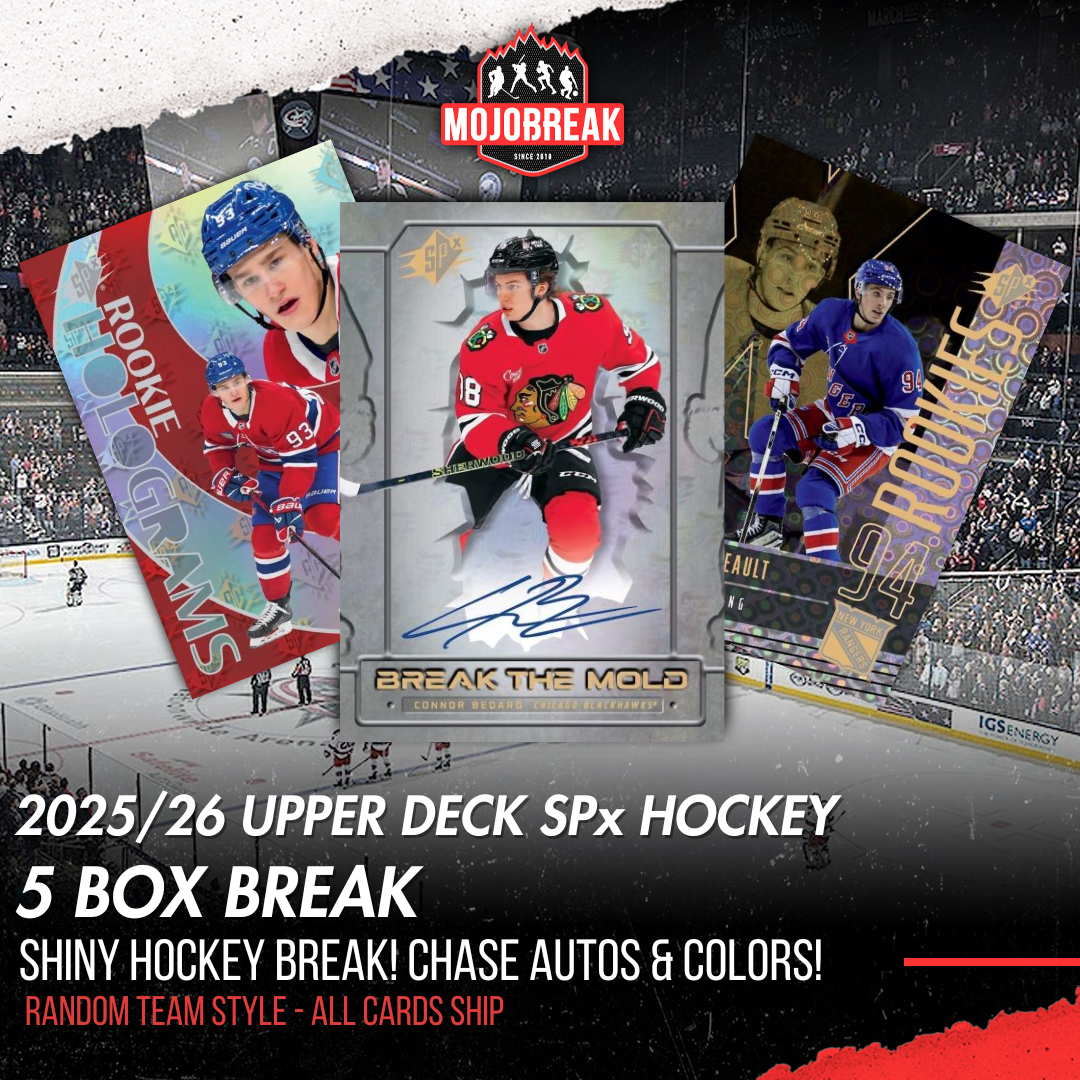 2025/26 Upper Deck SPx Hockey Hobby 5 Box Random Team #1