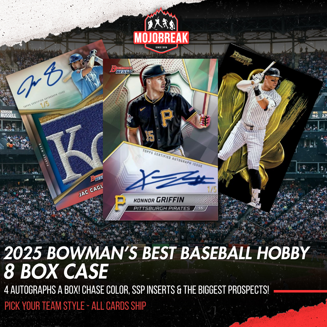 2025 Bowman's Best Baseball Hobby 8 Box Case Pick Your Team #1