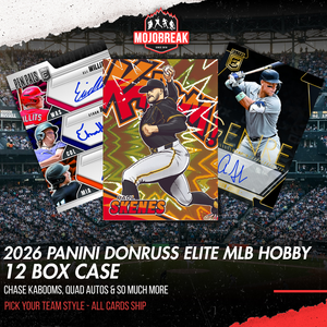 2026 Panini Donruss Elite Baseball Hobby 12 Box Case Pick Your Team #2