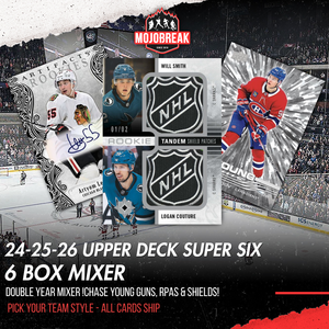 2024-25-26 Upper Deck Super Six Hockey 6 Box Mixer Pick Your Team #1