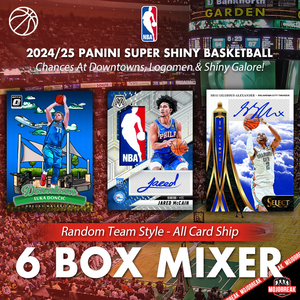 2024/25 Panini Super Shiny Basketball 6 Box Mixer Random Team #1