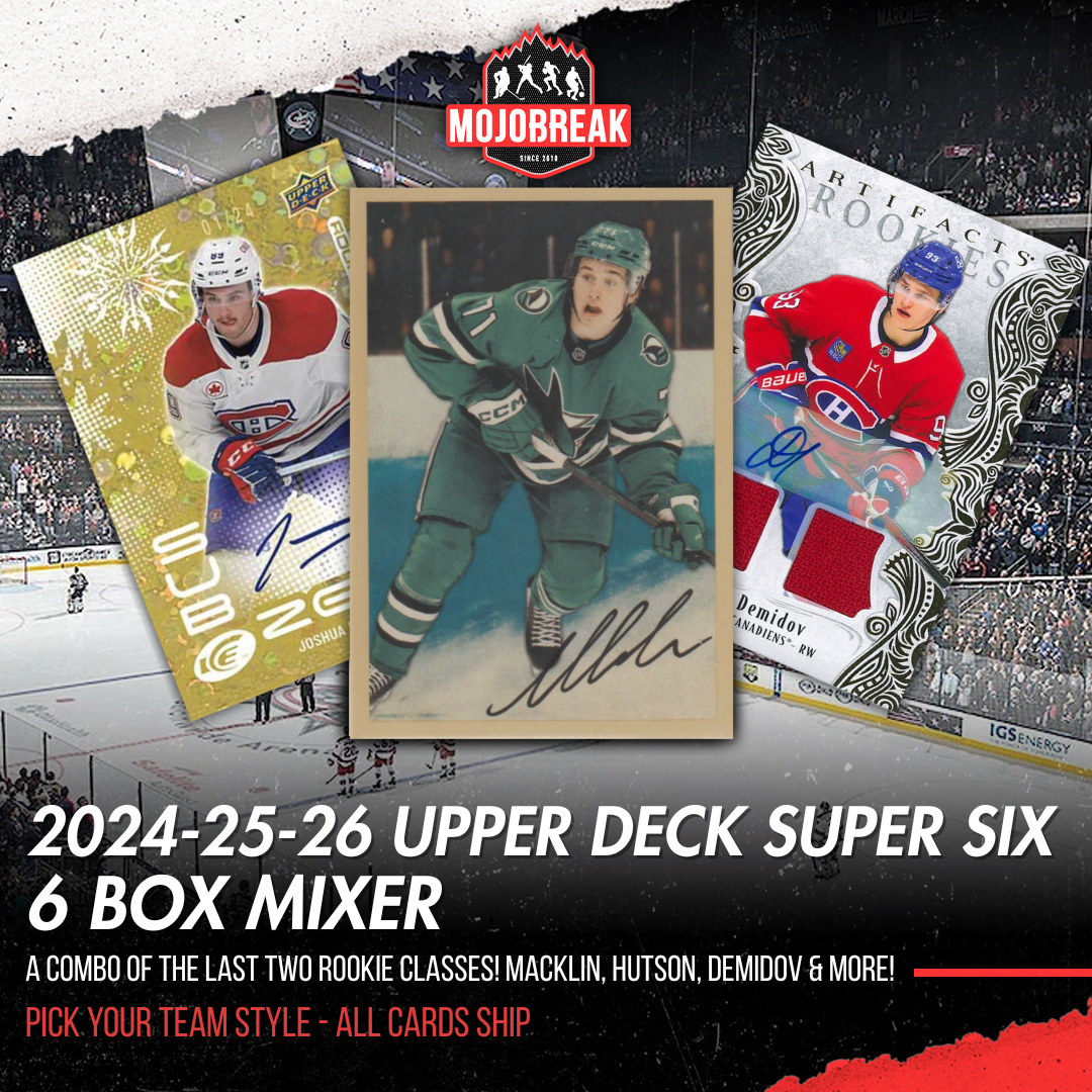 2024-25-26 Upper Deck Super Six Hockey 6 Box Mixer Pick Your Team #4