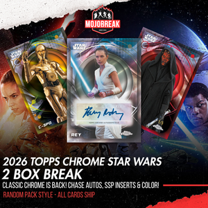 2026 Topps Star Wars Chrome Hobby 2 Box Random Pack #3