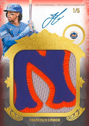2026 Topps Five Star Baseball Hobby 3 Box Case Random Team #1