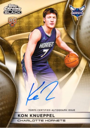 2025/26 Topps Chrome Black Basketball Hobby 8 Box Case Random Team #1