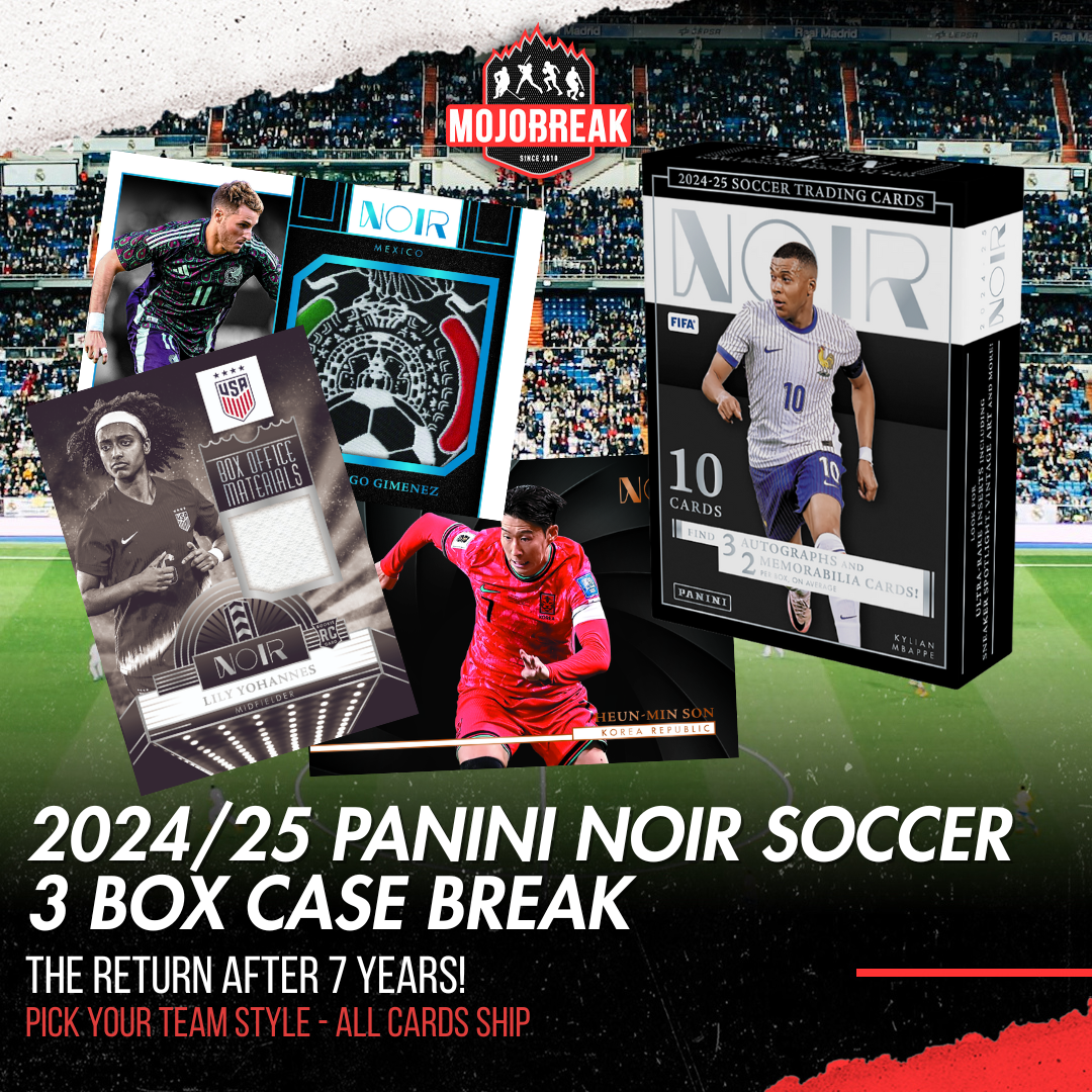 2024-25 Panini Noir Soccer Hobby 3 Box Case Pick Your Team #2
