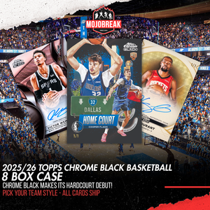2025/26 Topps Chrome Black Basketball Hobby 8 Box Case Pick Your Team #2