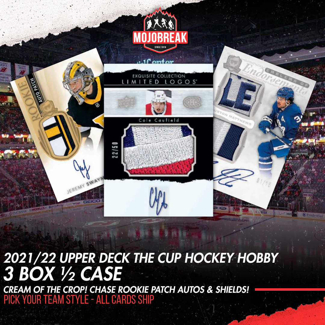 2021-22 Upper Deck The Cup Hockey 3 Box Break Pick Your Team #15