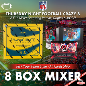 Thursday Night Football Immaculate Underwraps Crazy 8 Box Mixer Pick Your Team #1