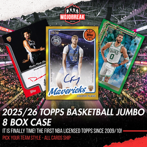 2025-26 Topps Basketball Jumbo 8 Box Case Pick Your Team #1
