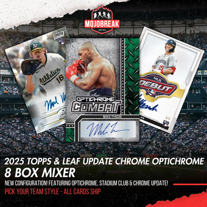 2025 Topps Leaf Update Stadium & Optichrome Baseball 8 Box Mixer PYT #1