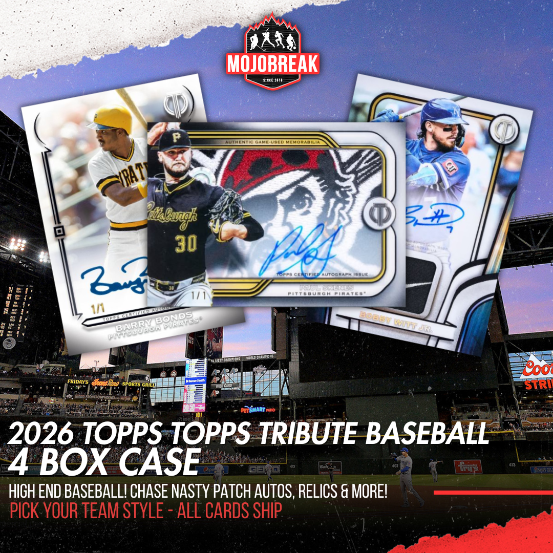2026 Topps Tribute Baseball Hobby 4 Box Case Pick Your Team #1