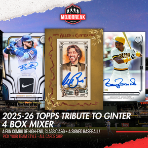 2025-26 Topps Tribute To Ginter 4 Box Mixer Pick Your Team #1