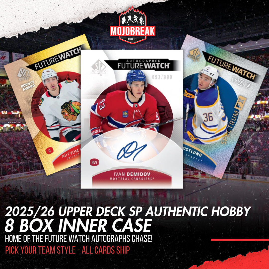 2025/26 Upper Deck SP Authentic Hockey 8 Box Inner Case Pick Your Team #3