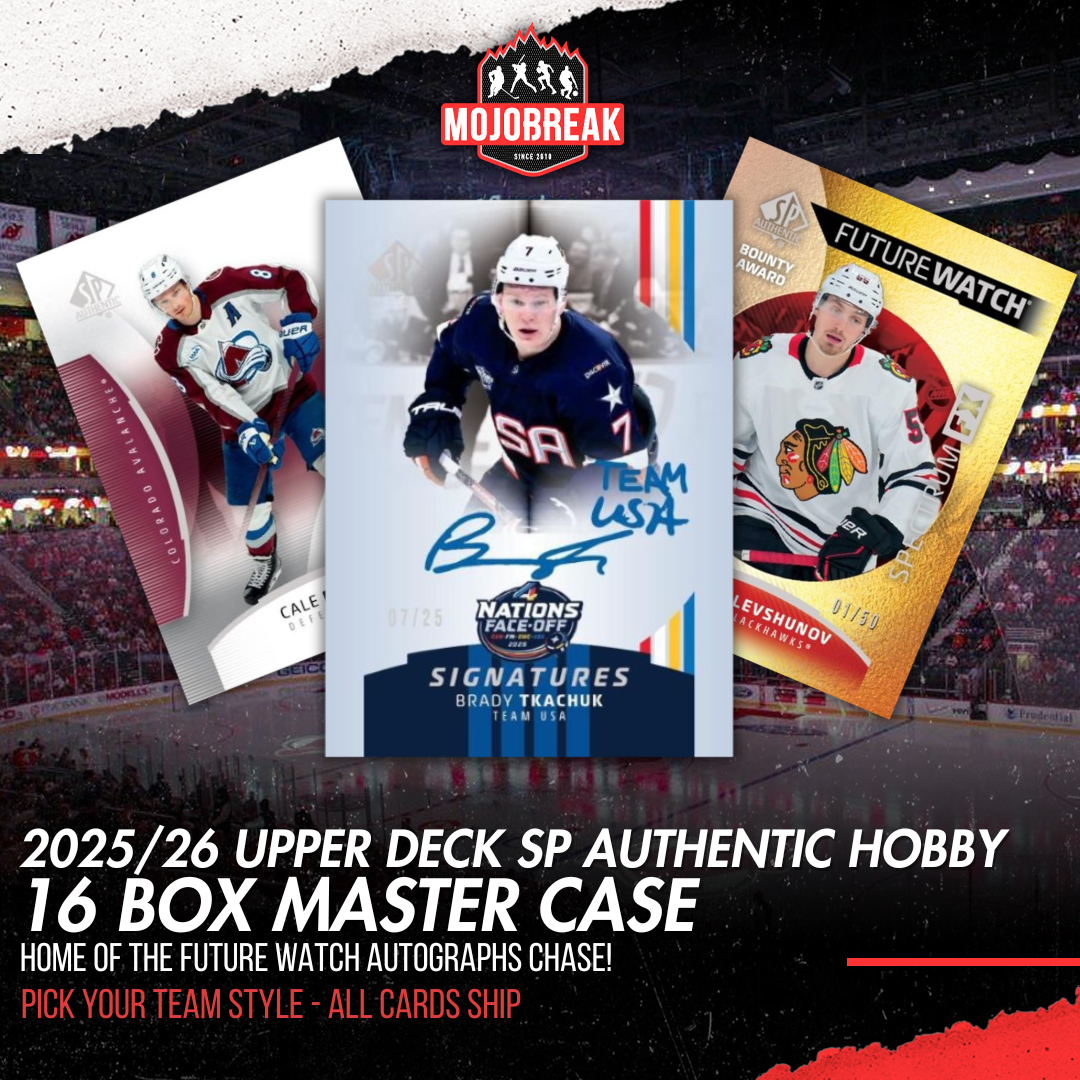 2025/26 Upper Deck SP Authentic Hockey 16 Box Master Case Pick Your Team #2