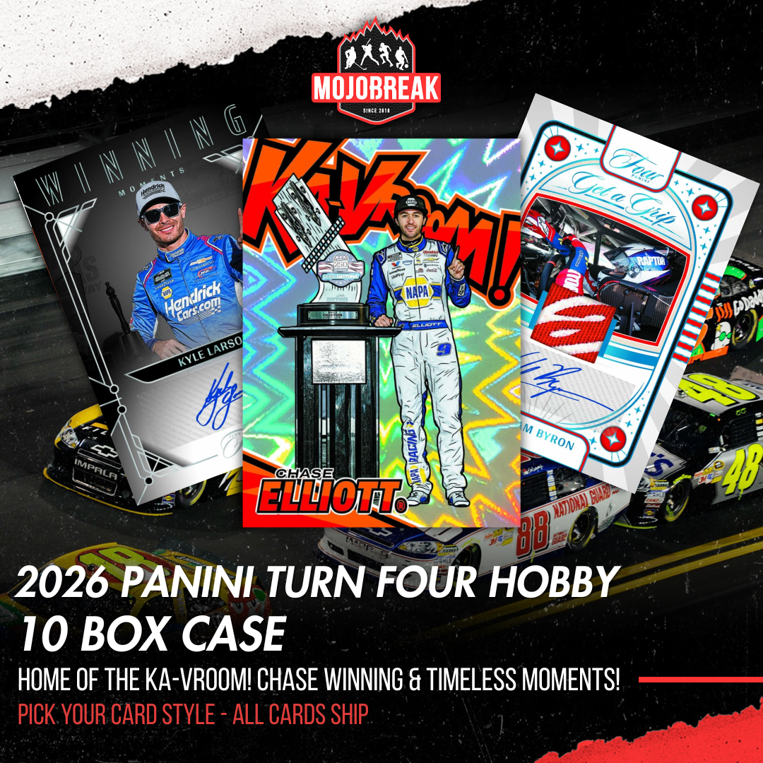 2026 Panini Turn Four Racing Hobby 10 Box Case Pick Your Card #2
