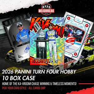 2026 Panini Turn Four Racing Hobby 10 Box Case Pick Your Card #1