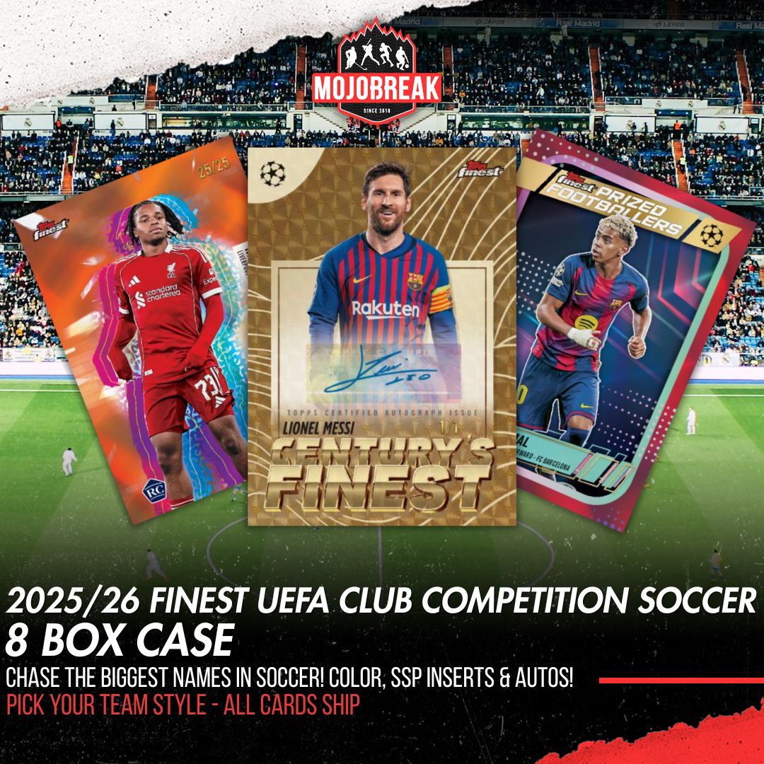 2025/26 Topps UEFA Club Competitions Finest Soccer Hobby 8 Box Case Pick Your Team #2