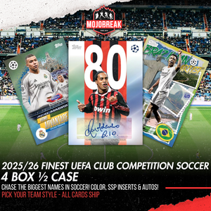 2025/26 Topps UEFA Club Competitions Finest Soccer Hobby 4 Box Pick Your Team #1