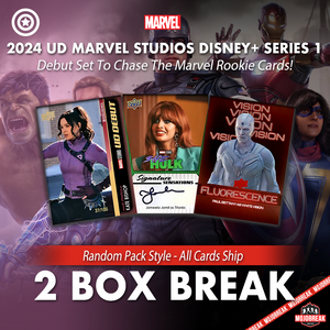 2024 UD Marvel Studios Disney+ Series 1 Hobby 2 Box Random Pack #2