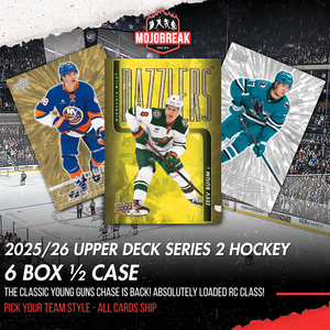 2025/26 Upper Deck Series 2 Hockey 6 Box Pick Your Team #1