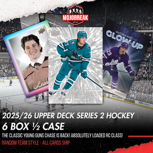 2025/26 Upper Deck Series 2 Hockey Hobby 6 Box Random Team #1